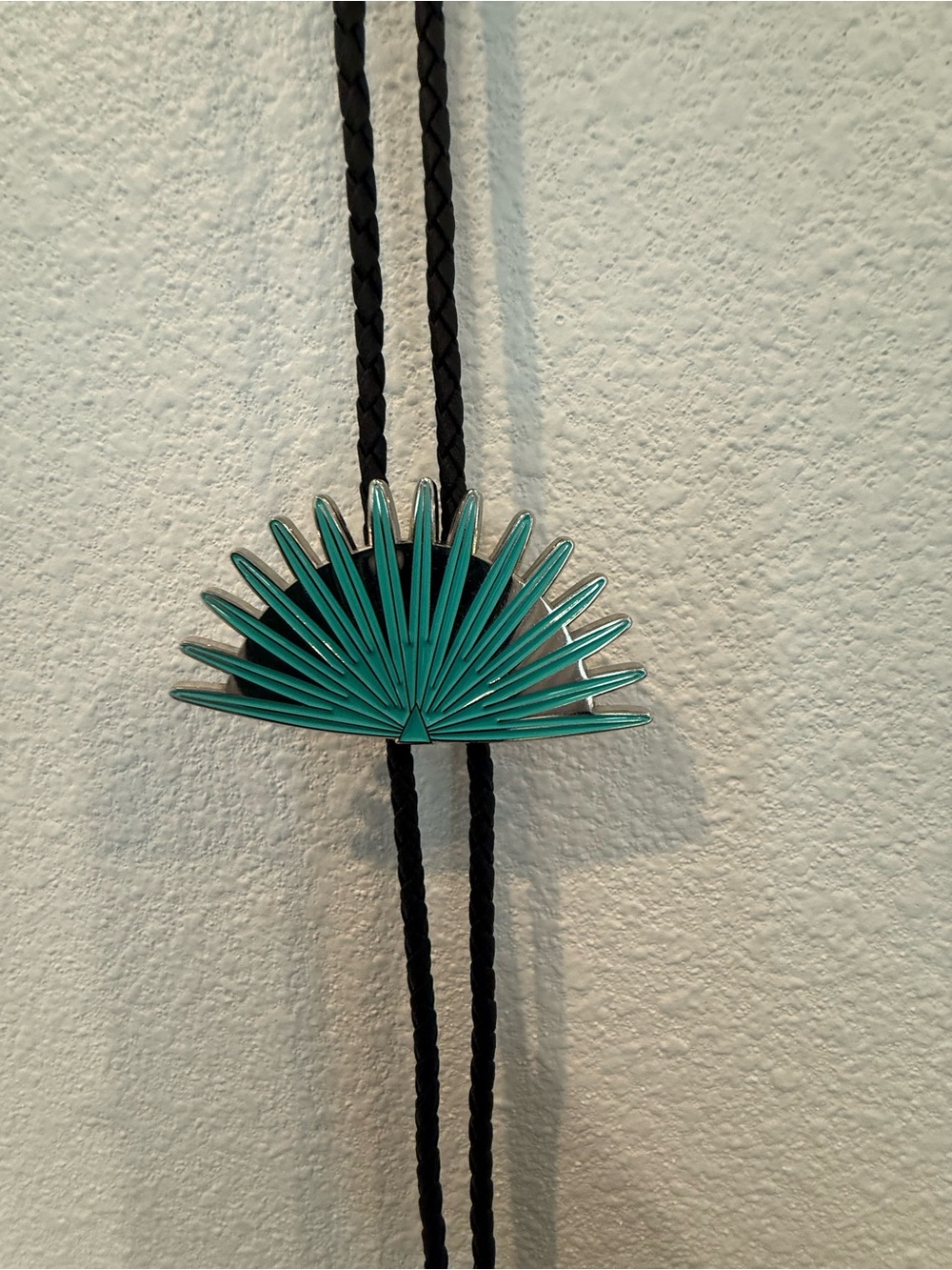 Teal bolo tie agave plant